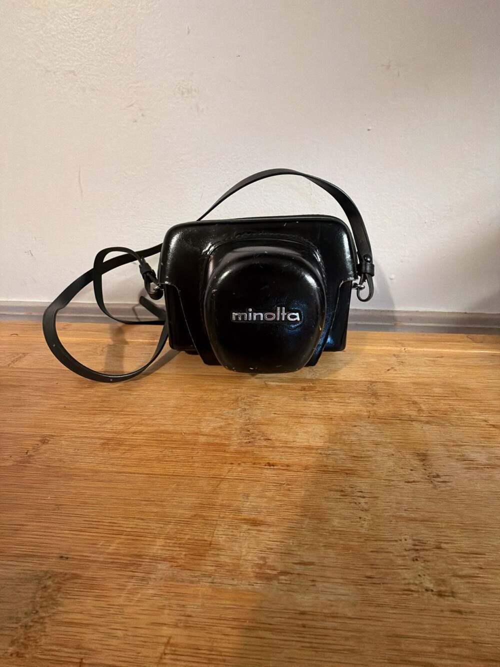 Vintage Minolta Hi-Matic 7s 45mm leather case